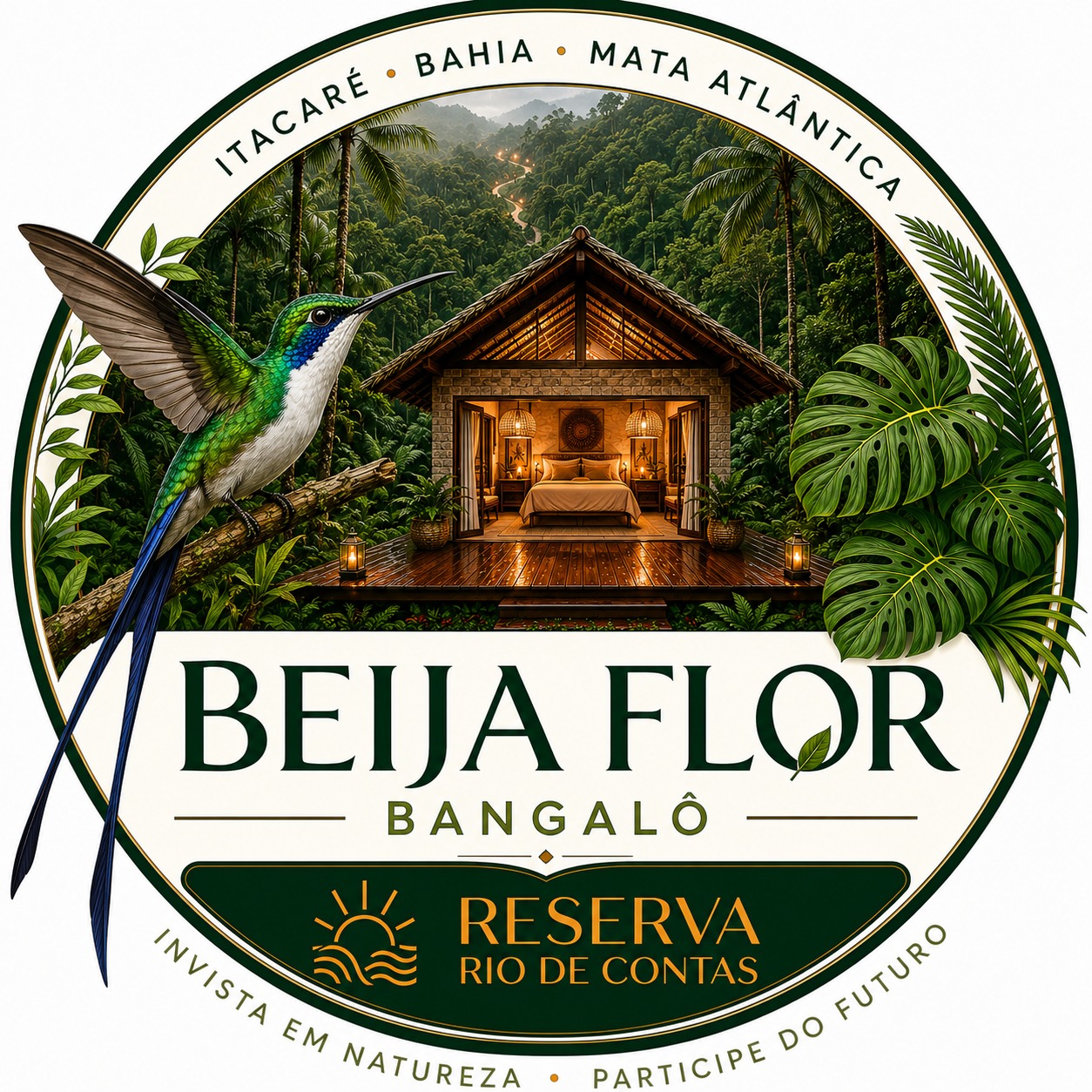 Mandala Bangalô Beija Flor